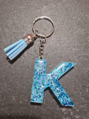 K - Blue Glitter