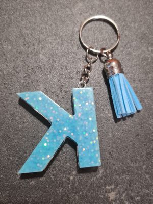 K - Blue Glitter
