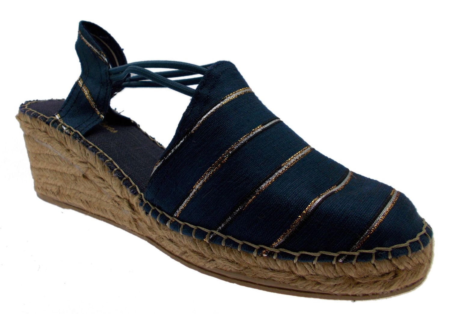Toni Pons sandalo donna corda blu righe TARREGA  espadrillas