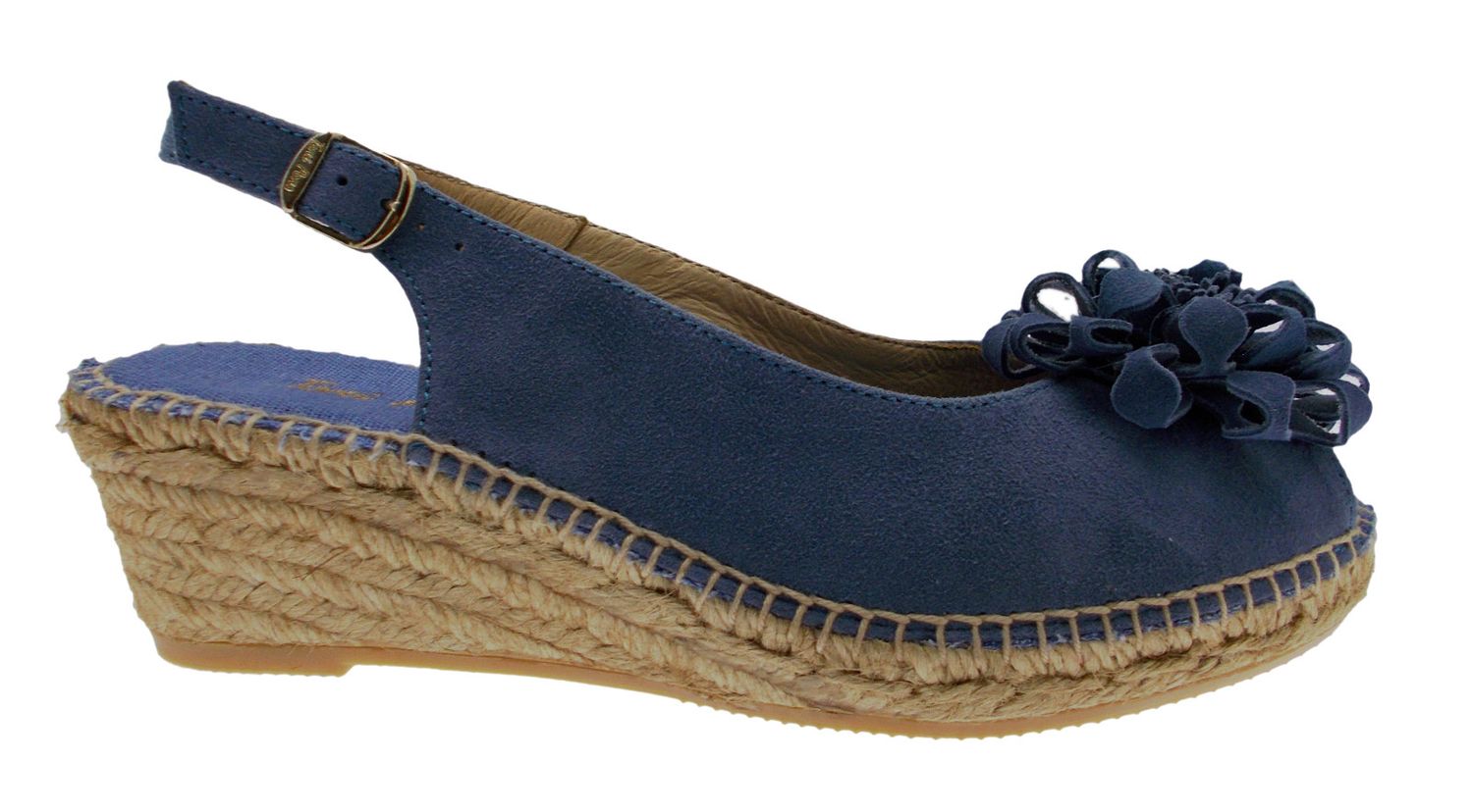 Toni Pons sandalo  camoscio blu bluette RODA  espadrillas