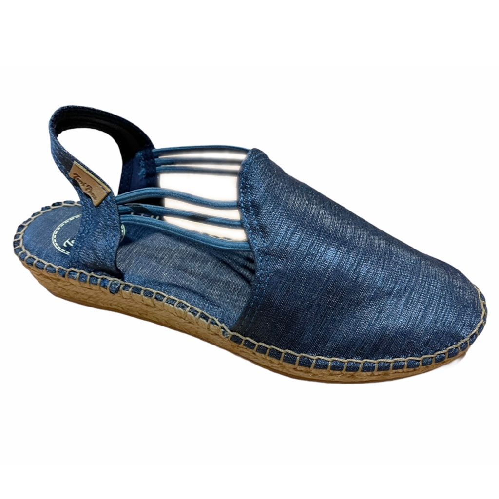 Toni Pons sandalo corda blu mari raso  NEUS  espadrillas vegan shoes