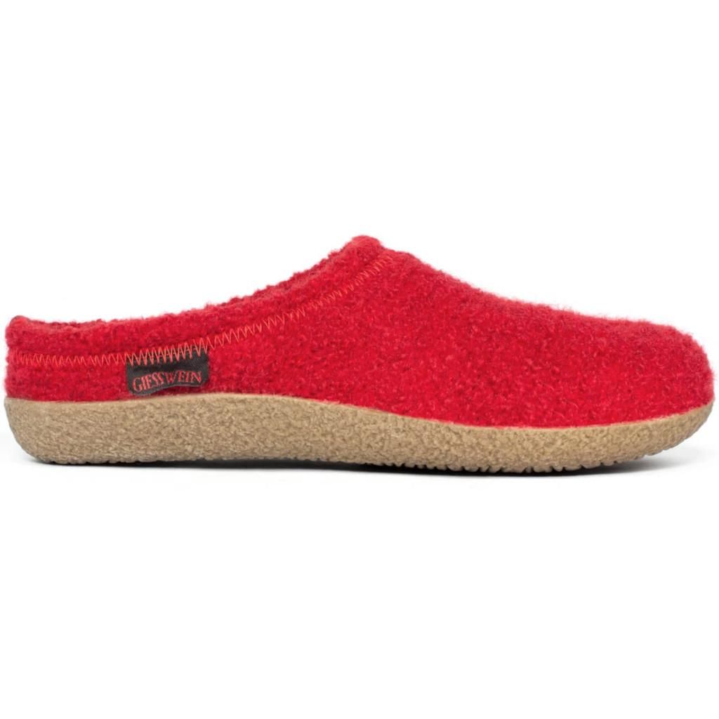 Giesswein VEITSCH 52/10/47848 342  ciabatta unisex rosso plantare estraibile