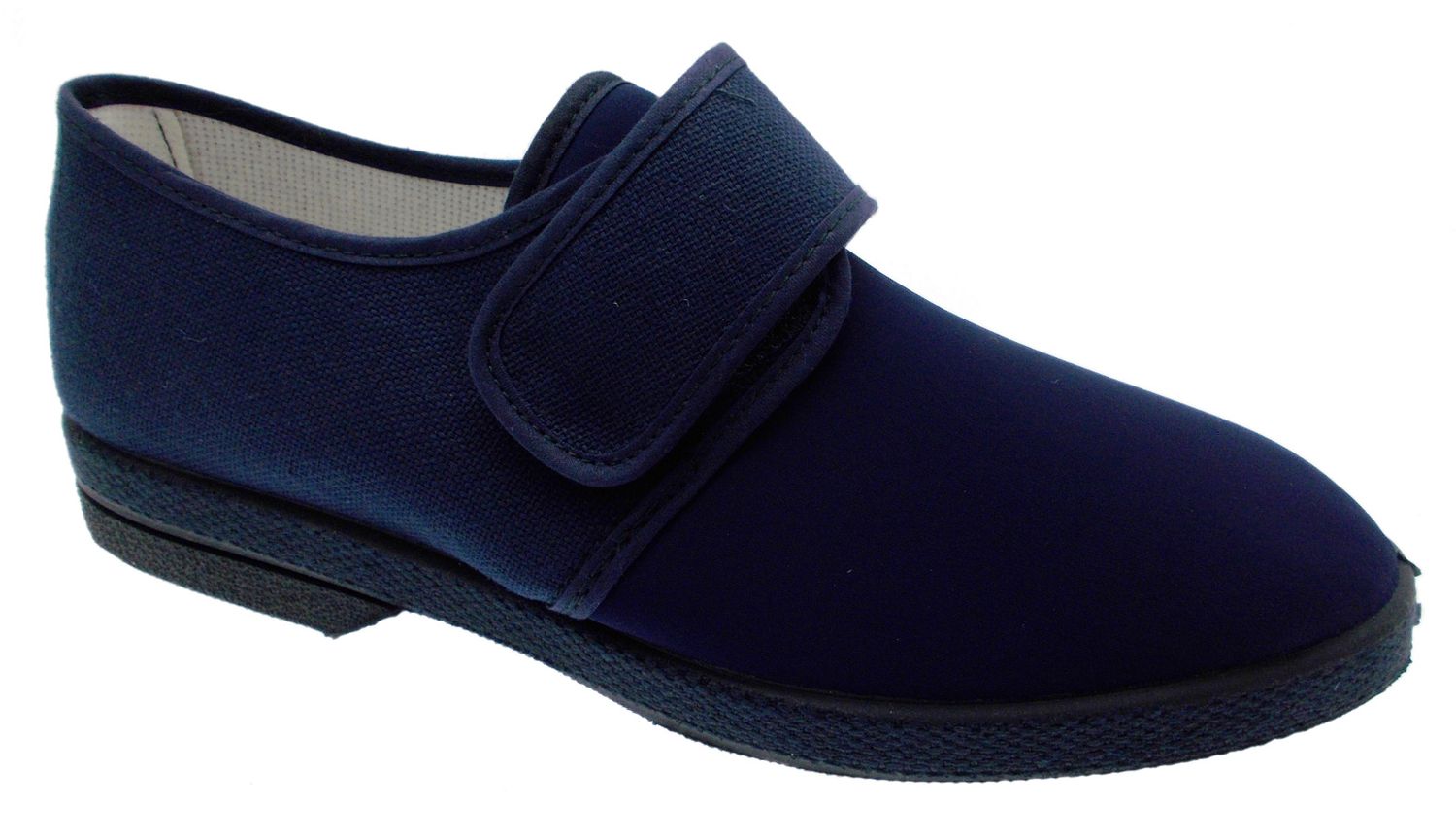 Davema 059 pantofola  cotone elasticizzato blu fisioterapia