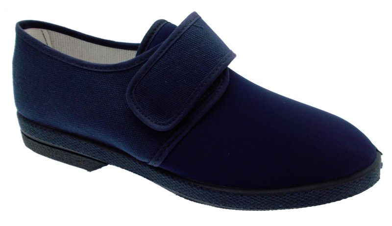 Davema 059 pantofola  cotone elasticizzato blu fisioterapia