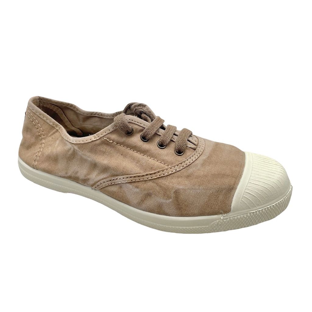 NATURAL WORLD tennis cotone eco tela beige enz 102E 621 Old Lavanda