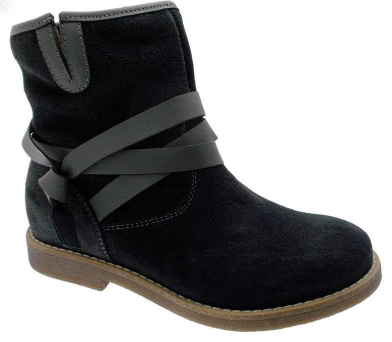 LorenC3708  stivaletto anckle boot  grigio ortopedico plantare