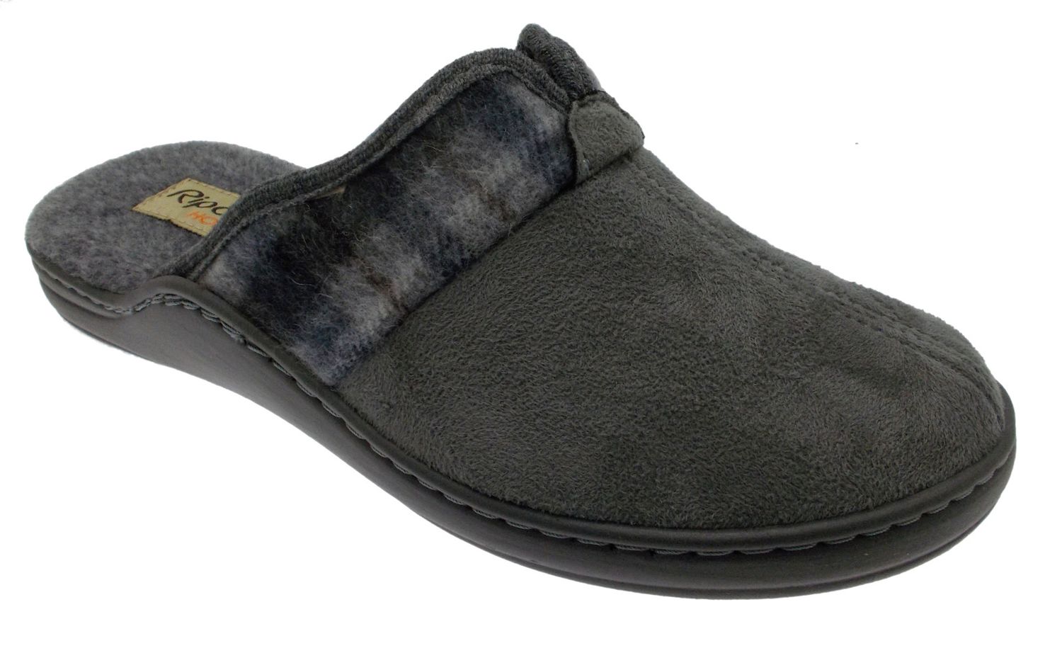 Riposella 9904 ciabatta sabot uomo grigio plantare memory