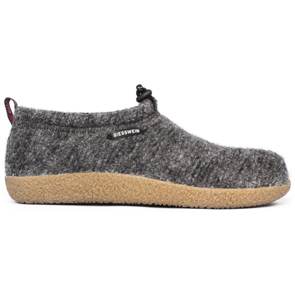 Giesswein VENT pantofola unisex  grigio plantare estraibile