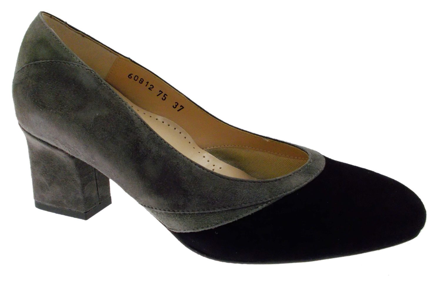 Loren 60812  decolté multicolor nero grigio  ortopedica predisposta plantare