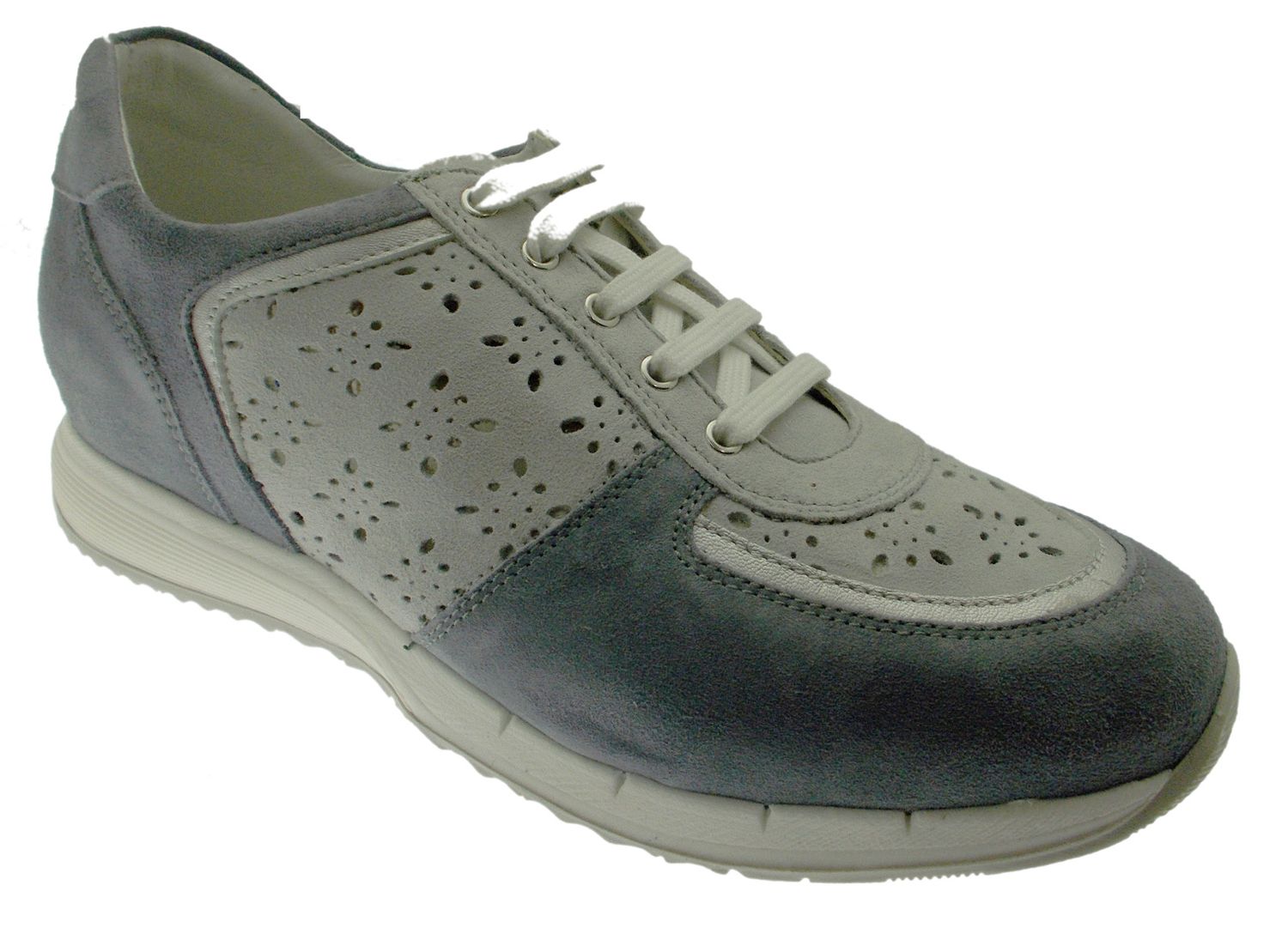 Loren C3795  scarpa donna ortopedica sneaker  blue avio plantare