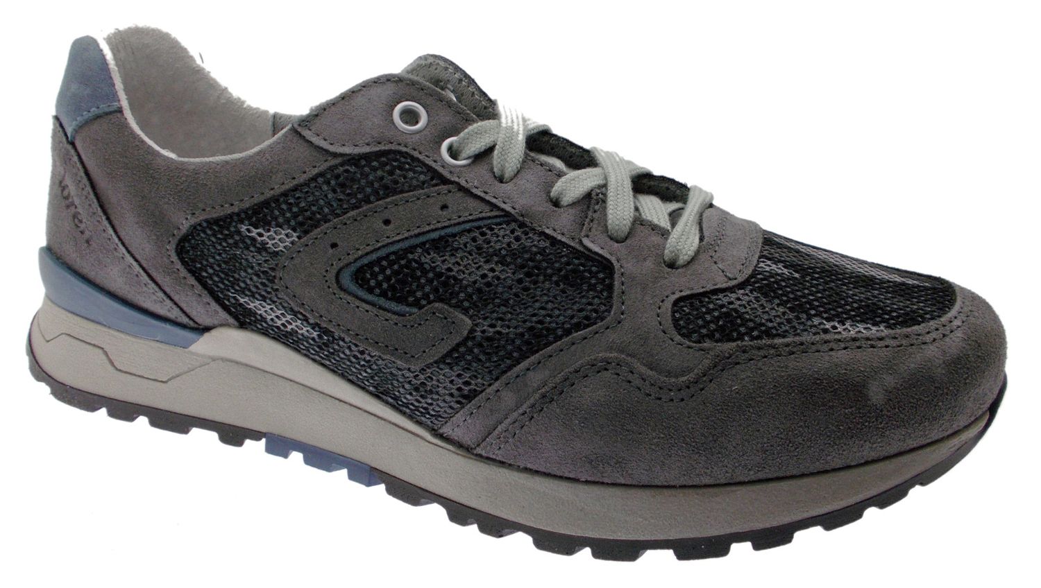 LOREN G0312  sneaker ortopedica grigia multicolor plantare
