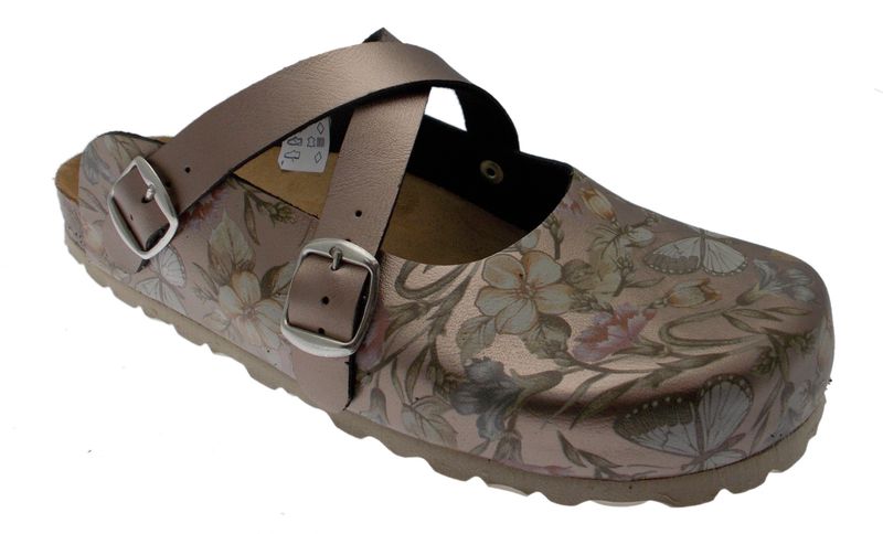 Riposella 19225 ciabatta anatomico   fantasia  bronzo