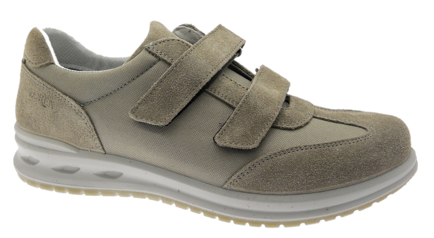 LOREN G0322 sneaker ortopedica plantare estraibile tortora strappo