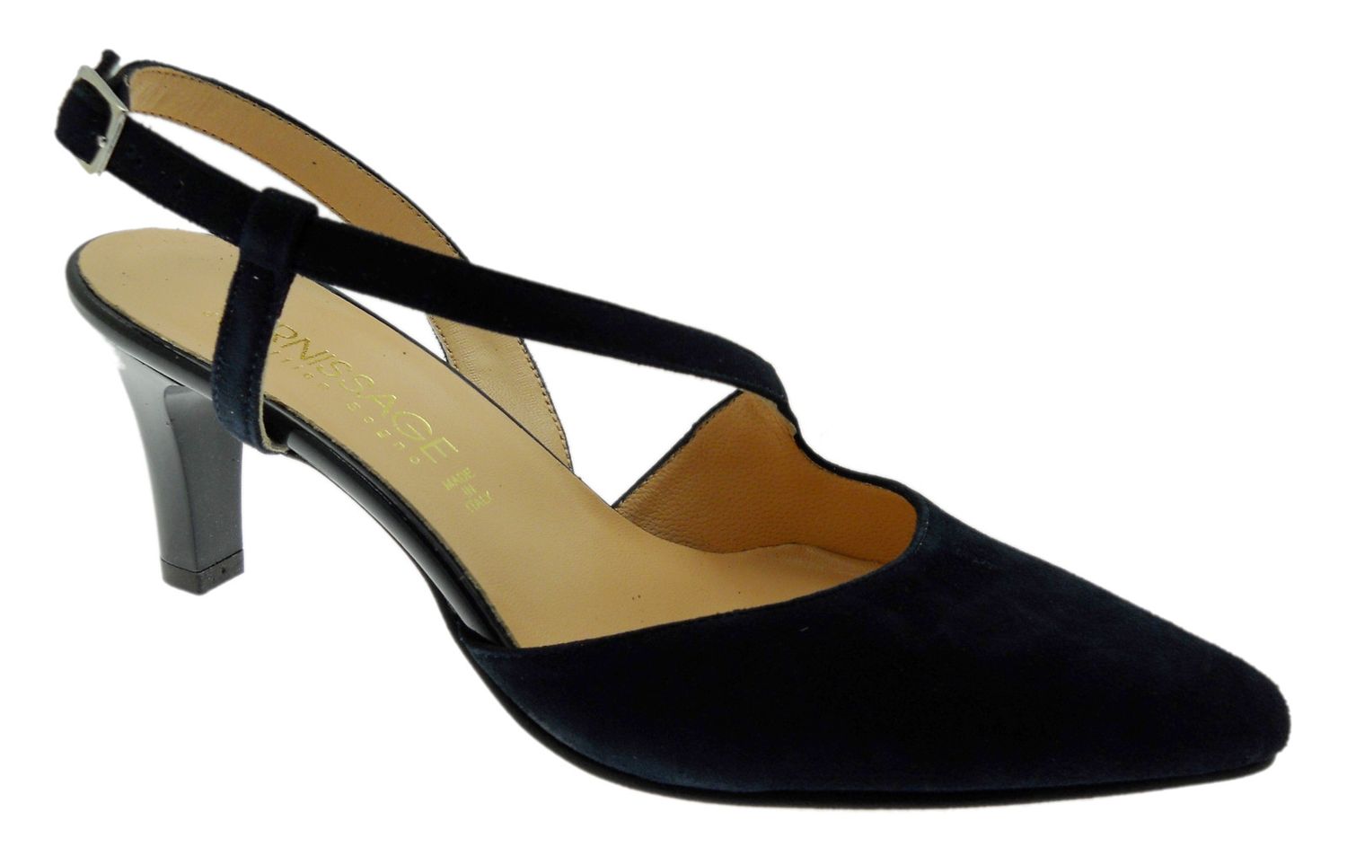 SOFFICE SOGNO 9360 scarpa sandalo blu laccetto ballo