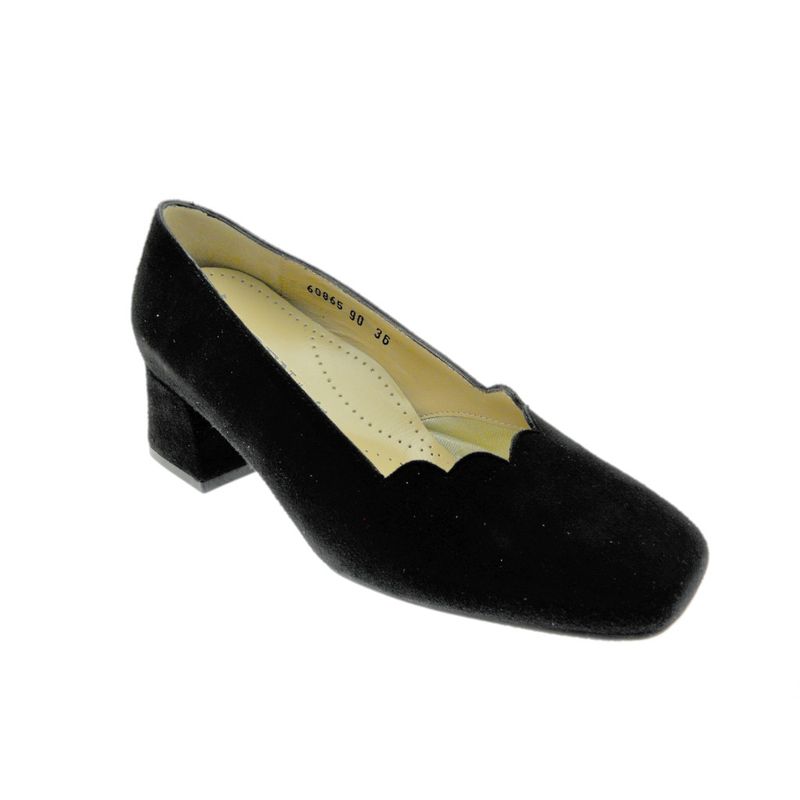 Loren 60865 decoltèe nero scollo ondaortopedica predisposta