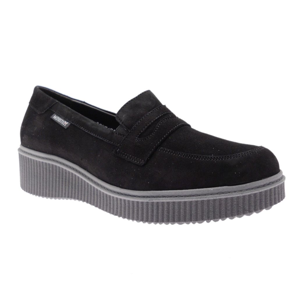 Mephisto ERMIA nero scarpa donna mocassino plantare estraibile