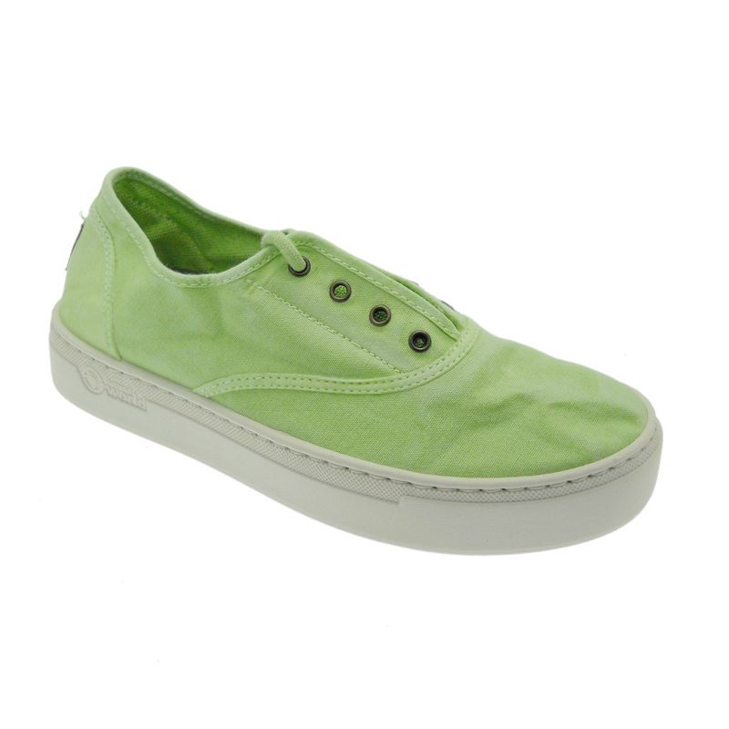 NATURAL WORLD ECO tennis cotone zeppa VERDE butterfly  6112E 641