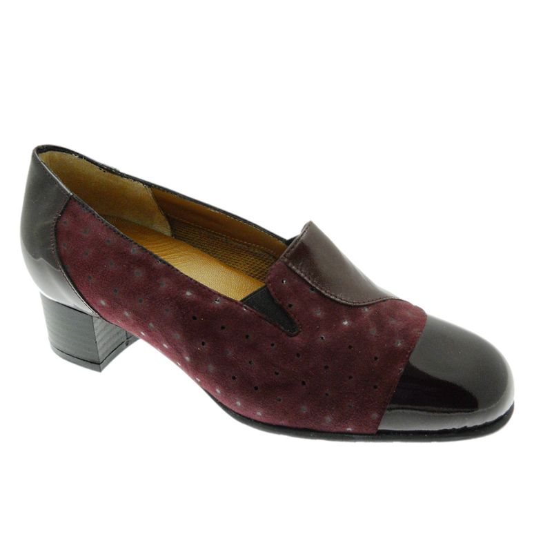 SOFFICE SOGNO 20512 scarpa donna accollata bordeaux plantare anatomico estraibile