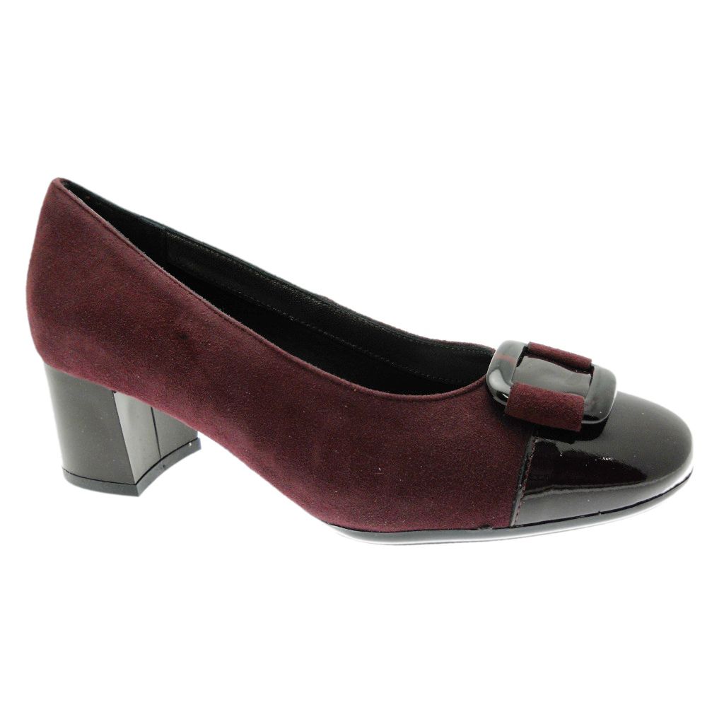 SOFFICE SOGNO 20780  scarpa donna decoltè  bordeaux con fibbia