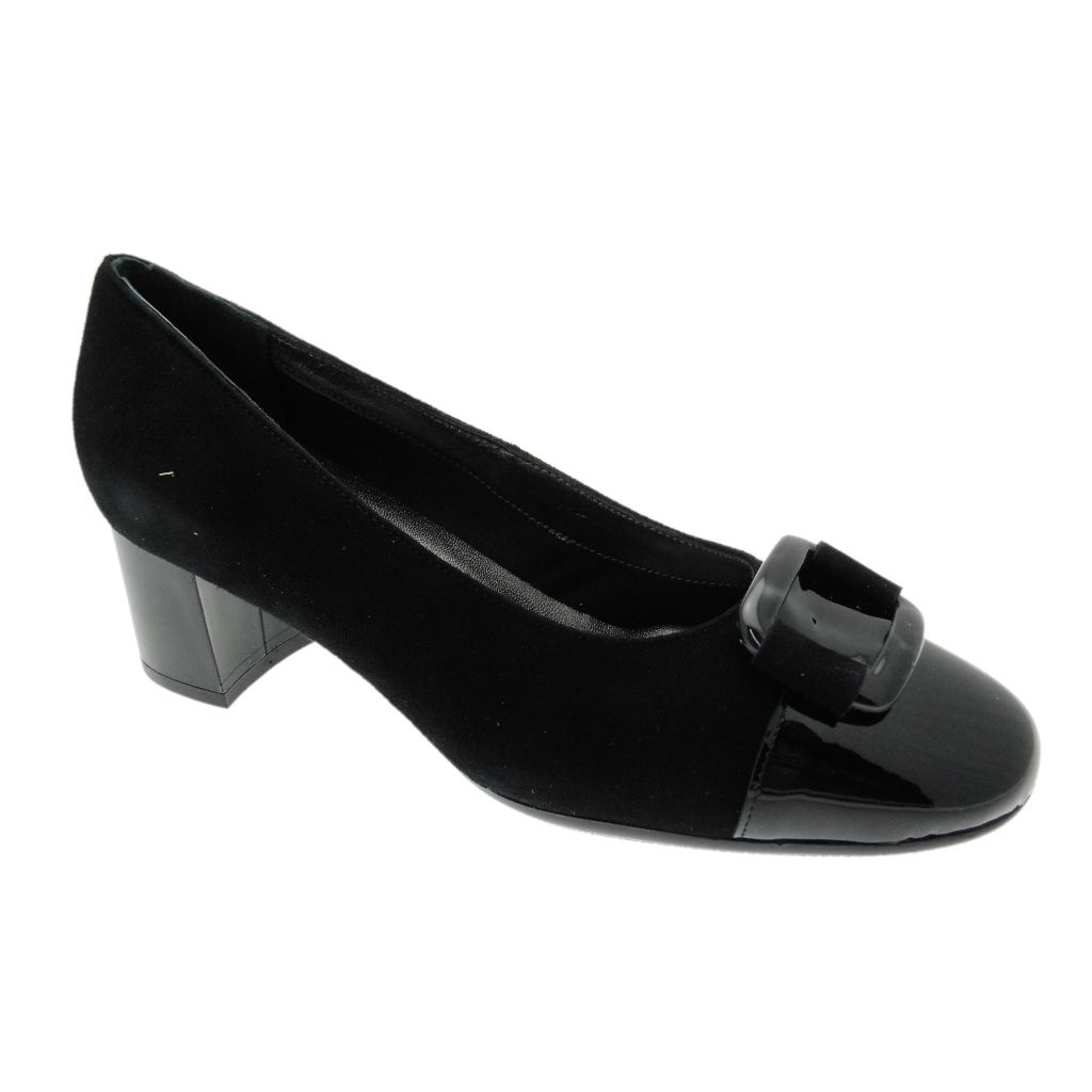 SOFFICE SOGNO 20780  scarpa donna decoltè nero con fibbia