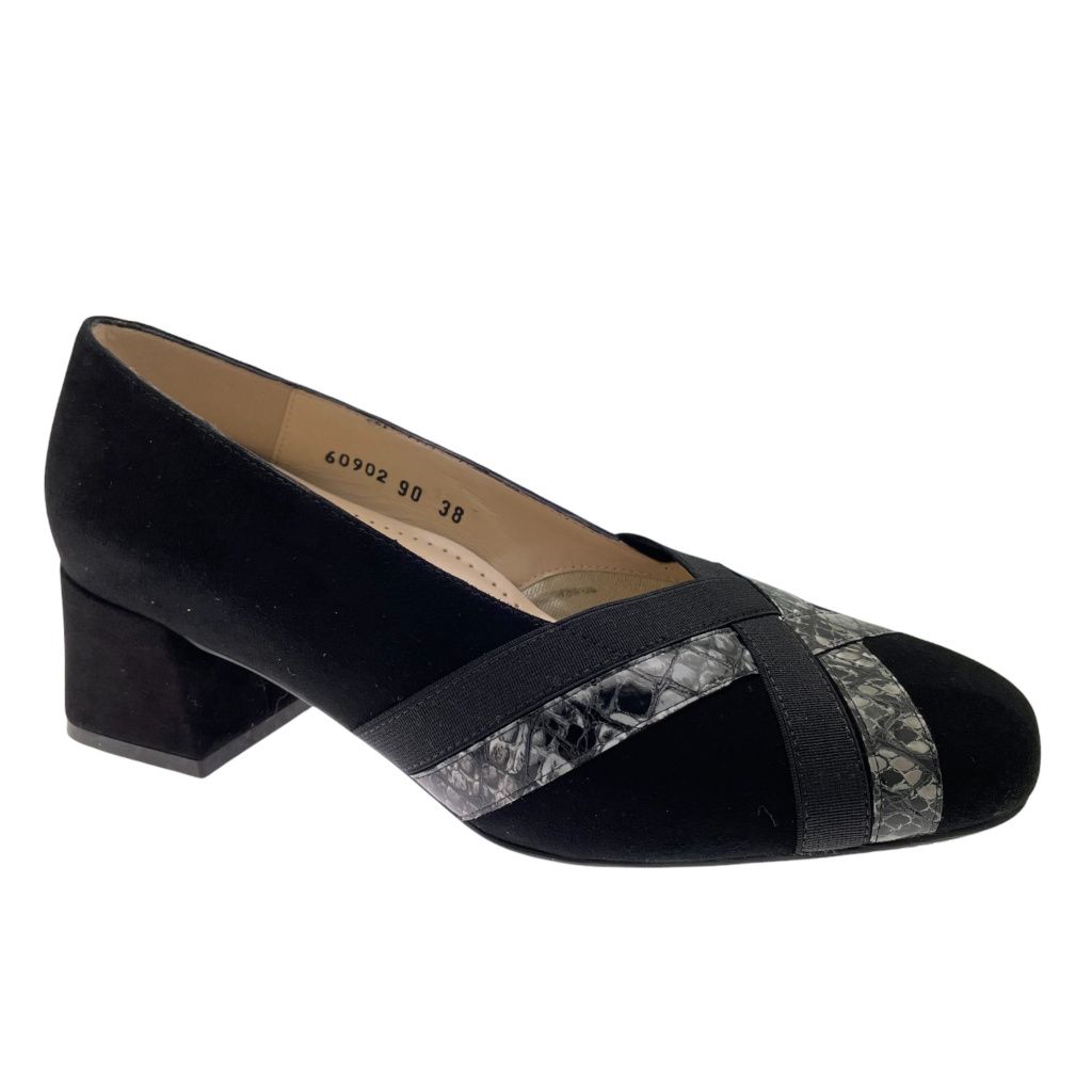 Loren 60902 scarpa donna con plantare ortopedico estraibile tacco