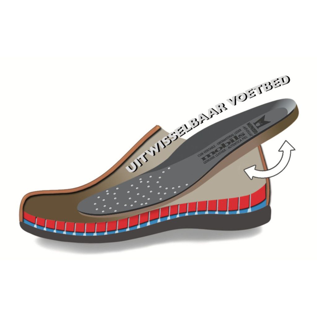 Mephisto Allrounder SPEED rossa scarpa uomo sportiva plantare anatomico estraibile