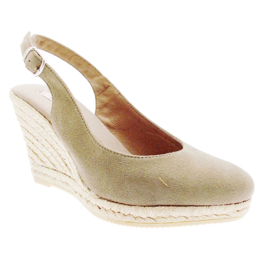 Toni Pons BARNA sandalo chiuso petra zeppa in corda espadrillas SLING BACK