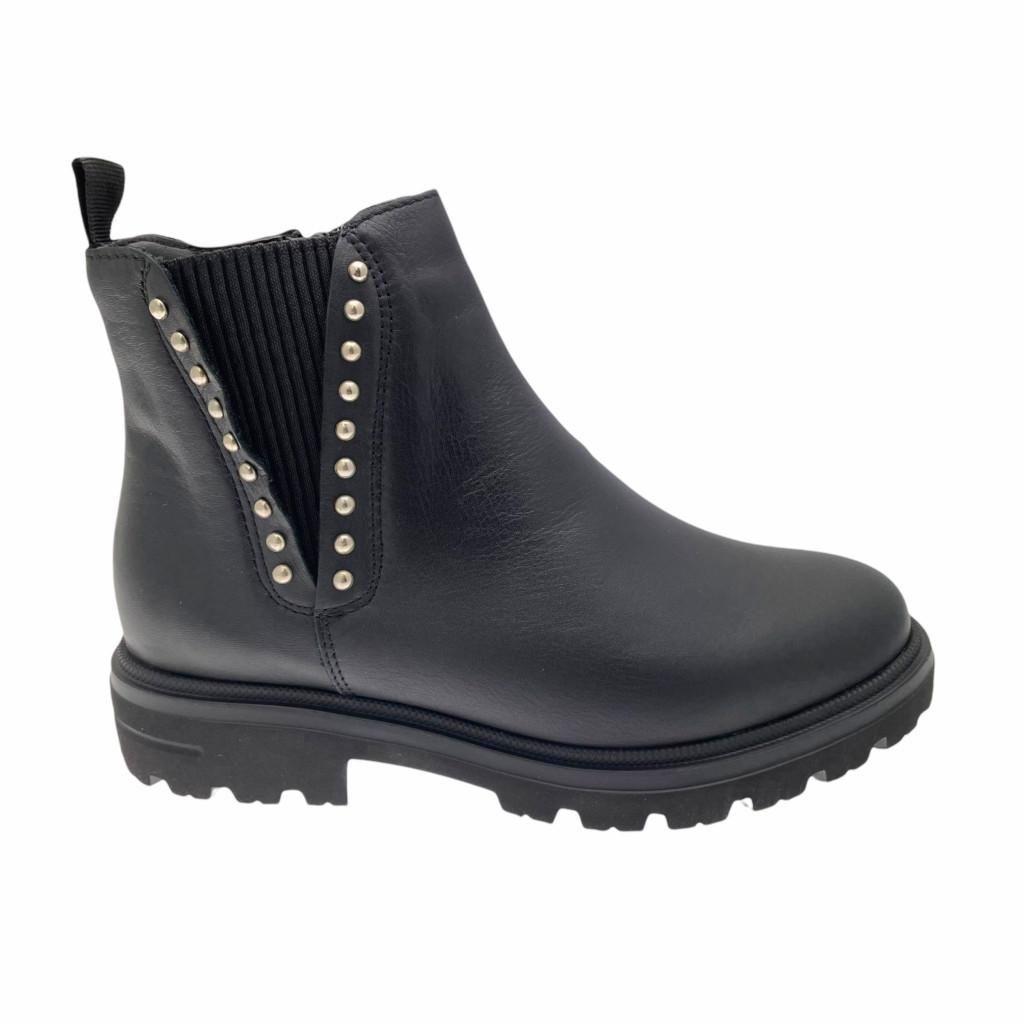 Loren C3955  stivaletto anckle boot   nero ortopedico plantare