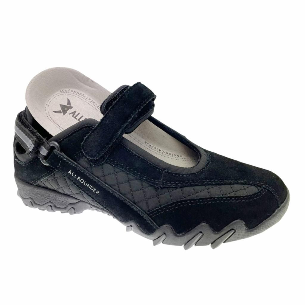 Mephisto Allrounder NIRO scarpa donna sportiva nero mary jane