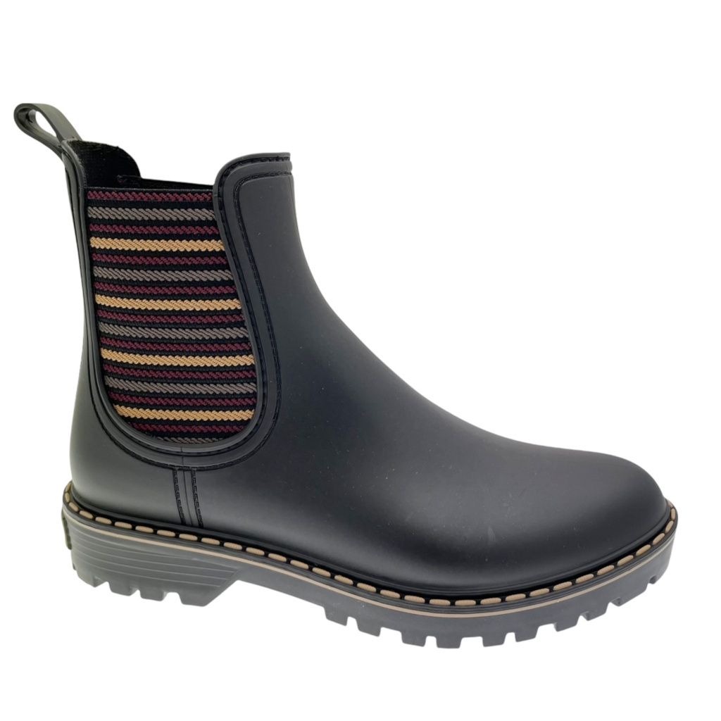 TONI PONS CORBIN stivaletto ancke boot nero gomma anckle boot