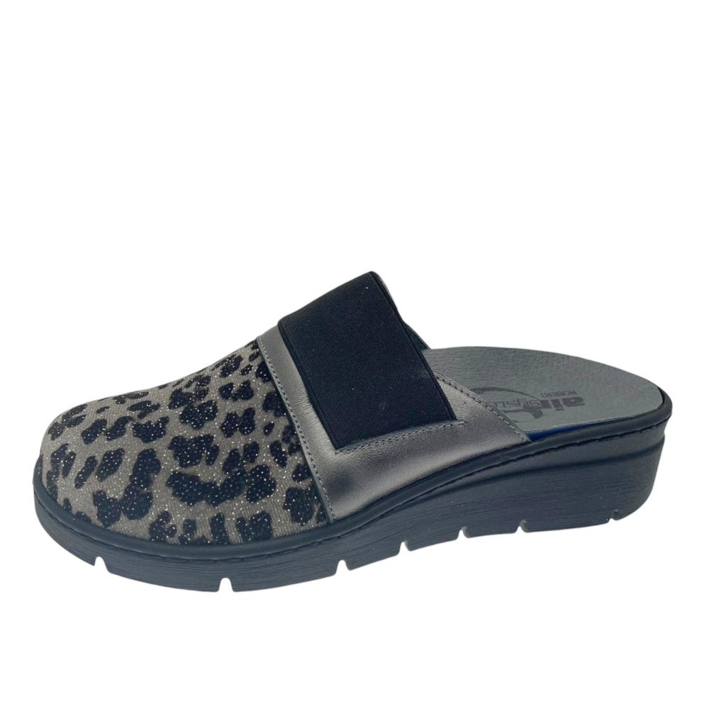 ROBERT C32302 ciabatta  sabot  animalier elasticizzata plantare estraibile