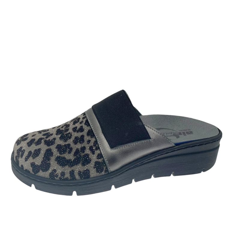 ROBERT C32302 ciabatta  sabot  animalier elasticizzata plantare estraibile