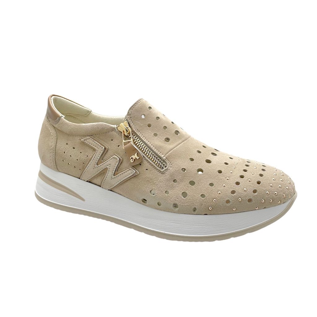 MELLUSO WALK R20061 sneaker slipon con cerniera scarpa donna 34 42 43 44 numeri speciali