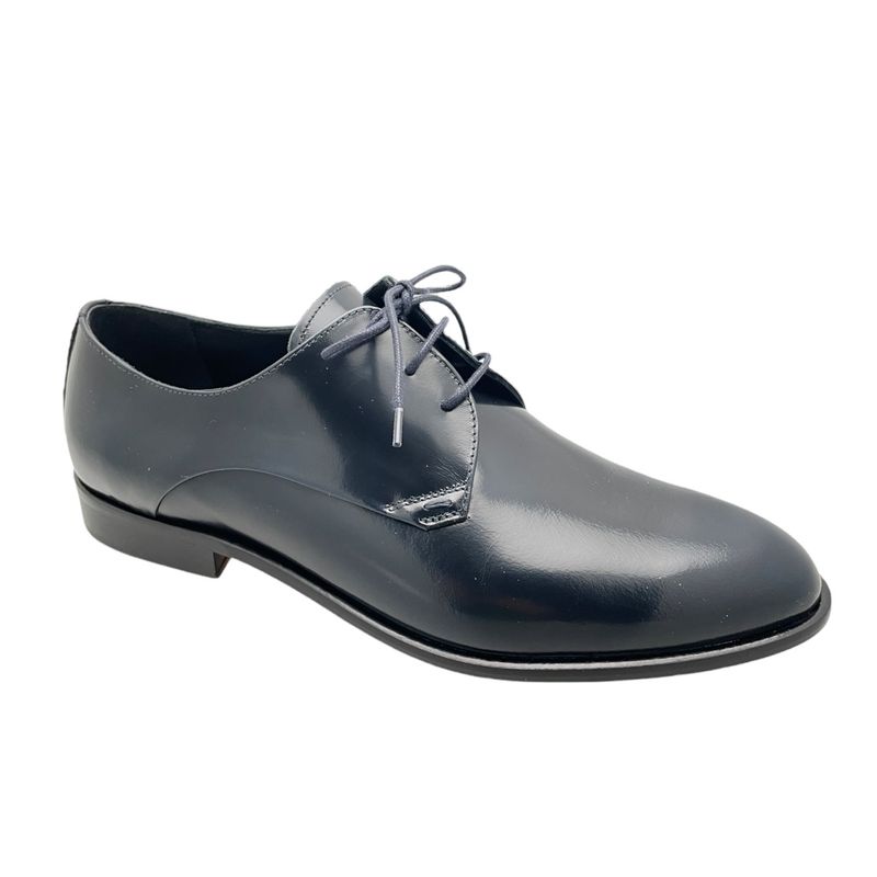 MELLUSO scarpa per uomo allacciata blu sposo cerimonia francesina