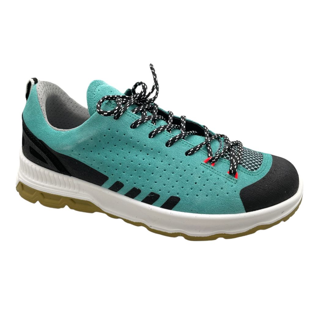 Calzaturificio Loren G0352 sneaker per trekking e camminata verde soletta estraibile lacci