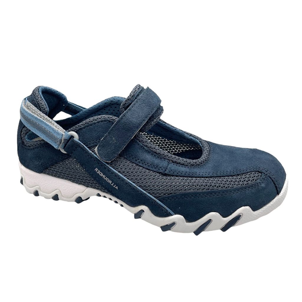 Mephisto Allrounder NIRO scarpa per donna ballerina sneaker sportiva blu soletta estraibile