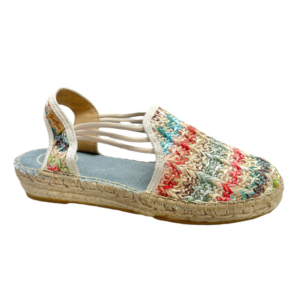Toni Pons NOA - HK espadrillas sandalo chiuso multicolore tacco basso 33 34 42