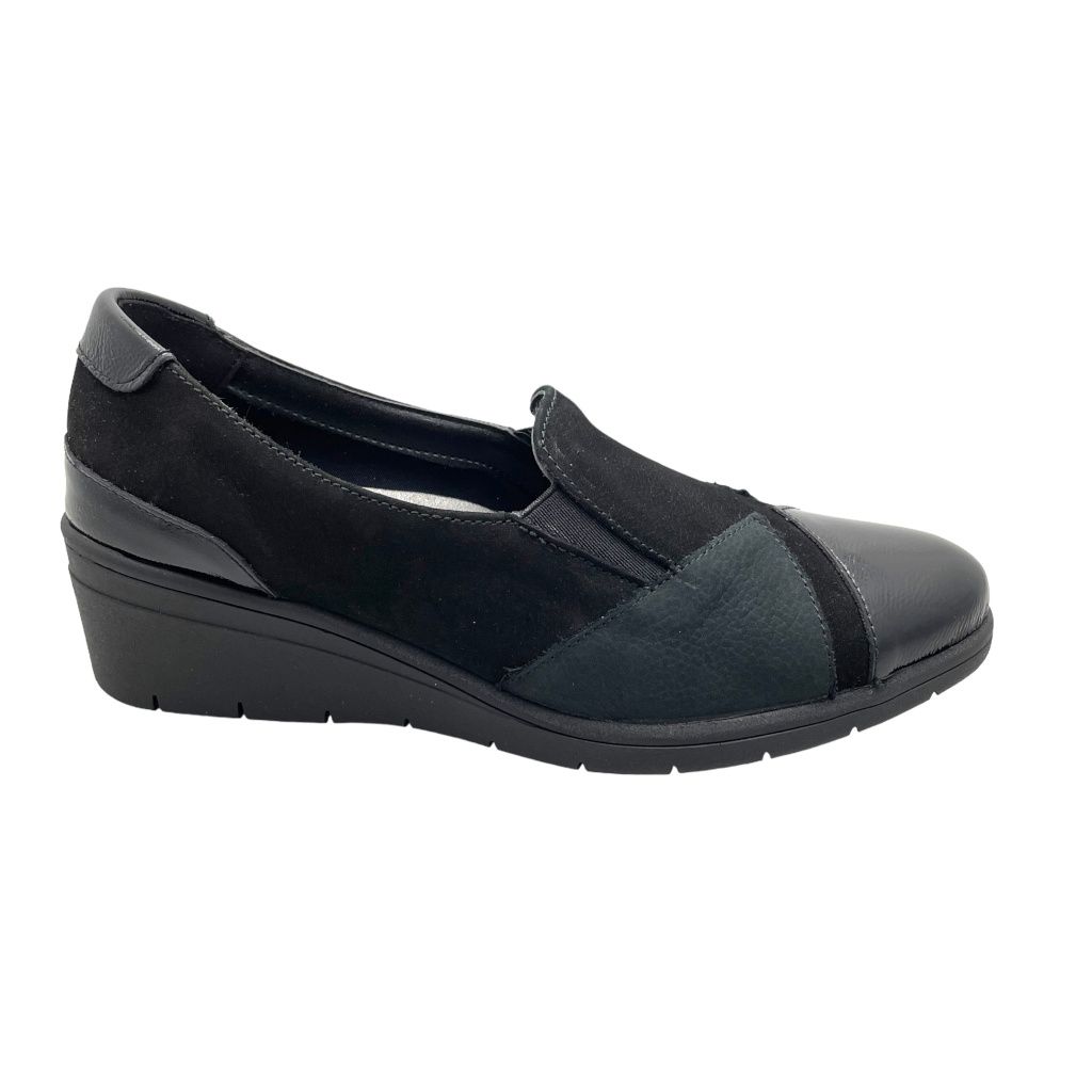 MELLUSO K91617 accollato  per donna multicolore nero grigio zeppa 42