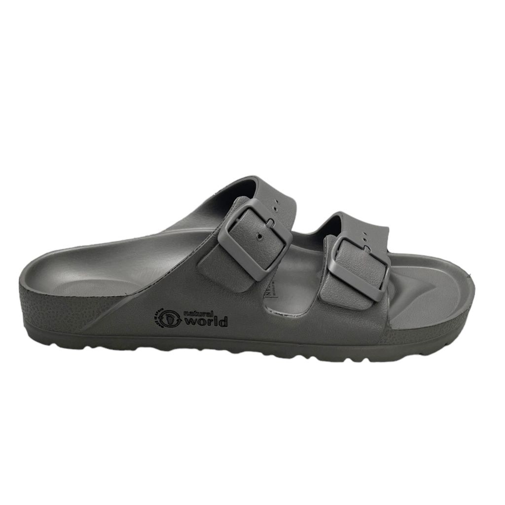 NATURAL WORLD 7051 ciabatta sandalo sabot Arizona Eva GRIGIO