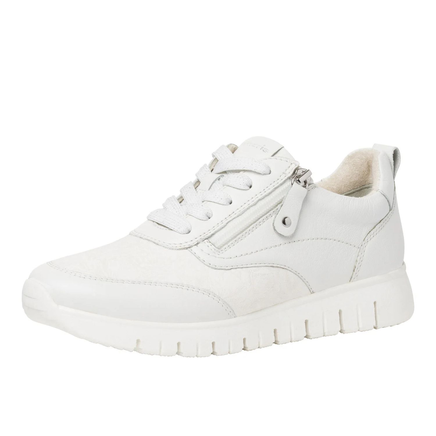Tamaris Comfort 8-53705-29 100 scarpa donna sneaker basic bianca elasticizzata 42 43 44 45