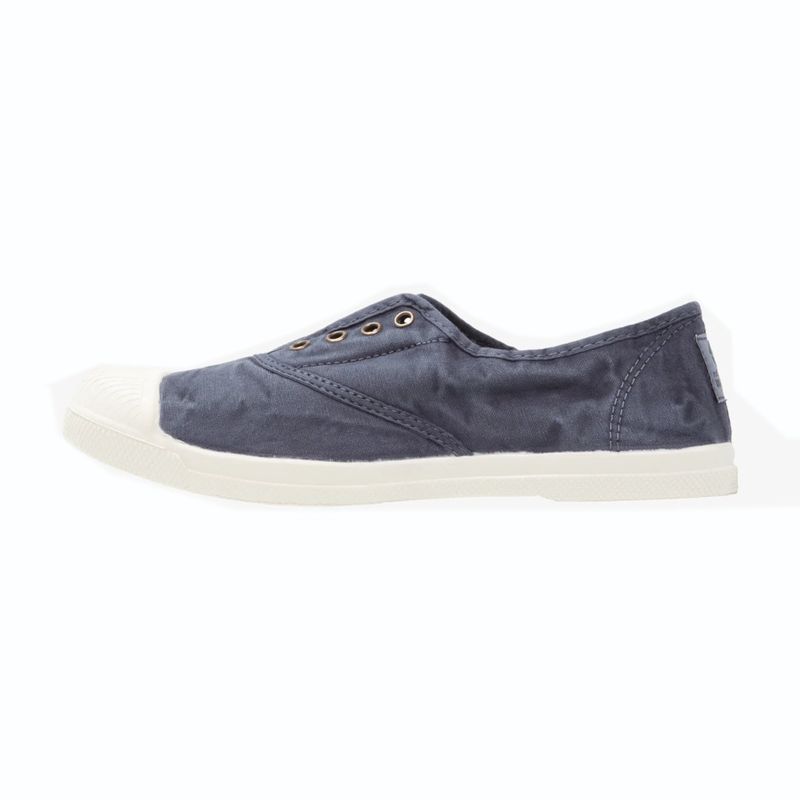 NATURAL WORLD ECO sneaker tennis cotone blu marino 3102E 677 Vegan shoes