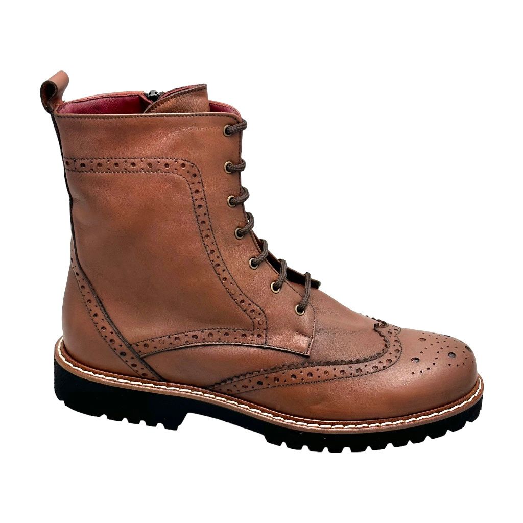SHOES4ME stivaletto ankle boot per donna polacchino lacci cerniera 32 33 34 35 36 37 38 39 40 41 42 43 44