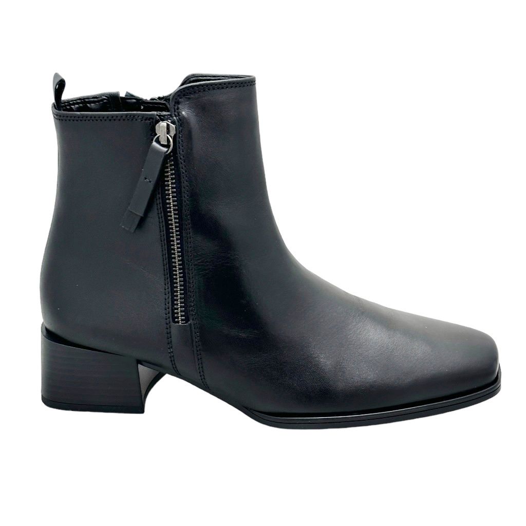 GABOR 32.922.27  stivaletto scarpa donna ankle boot  numeri grandi 40 41 42 43 44 comfort cerniera NERO