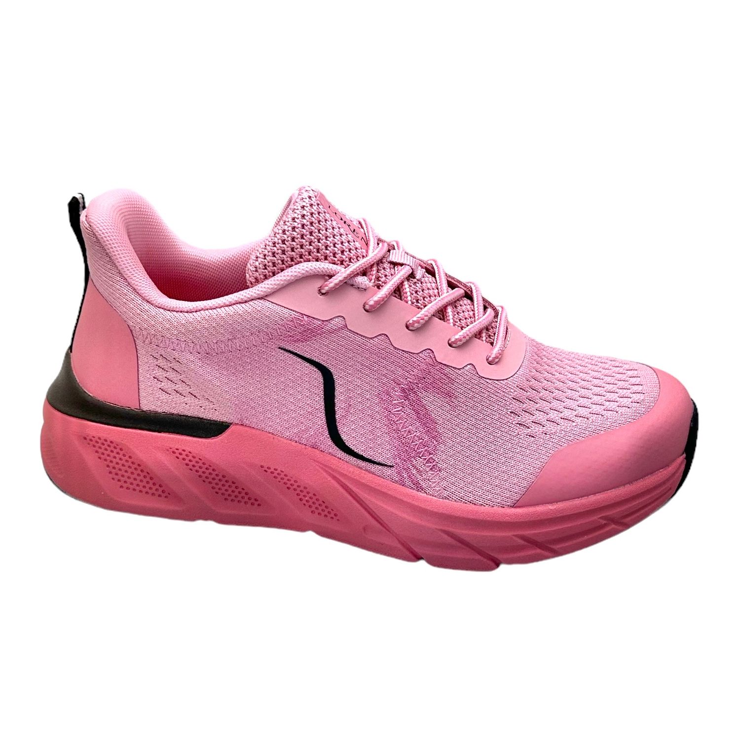 LOREN A2000  scarpa per donna  sneaker rosa soletta estraibile beige arch support ortopedica