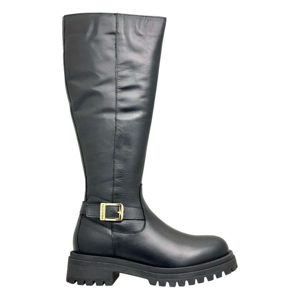 VALLEVERDE 49195 boot stivale  nero per donna cerniera fibbia