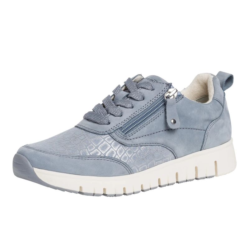 Tamaris Comfort 8-83705-20 833 scarpa donna sneaker blue jeans  elasticizzata 43 44 45 soletta estraibile