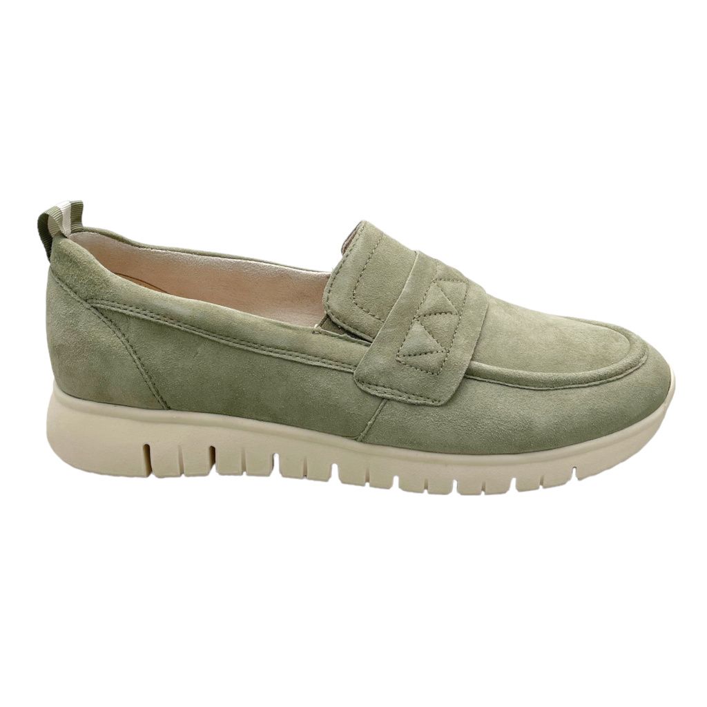 TAMARIS 8-54700-20 701 mocassino scarpa per donna scamosciata verde   43 44 45 numero grande