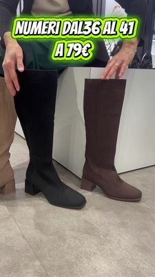 STIVALE elastizìcizzato mai più problemi in gamba super comodo a calza in lycra marrone