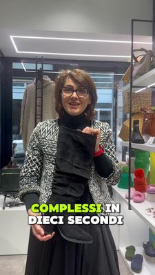 STIVALE in eco camoscio mai più problemi in gamba super comodo stile texano elegante nero