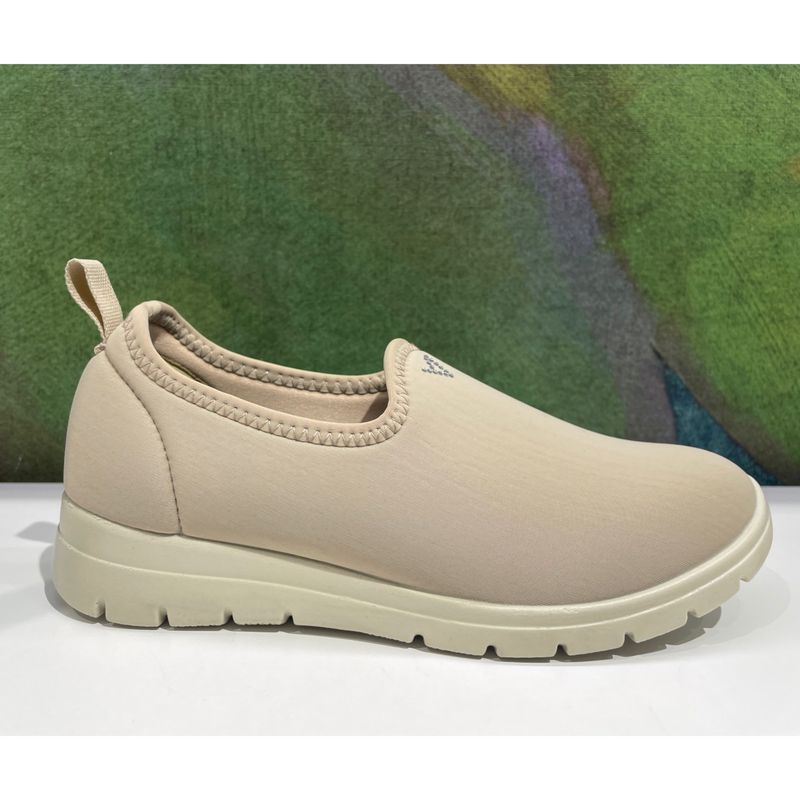 VALLEVERDE 25322 slipon pantofola sneaker elasticizzato  beige fisioterapia post operatorio soletta estraibile